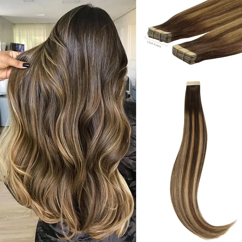 Tape-In Remy Hair Extensions