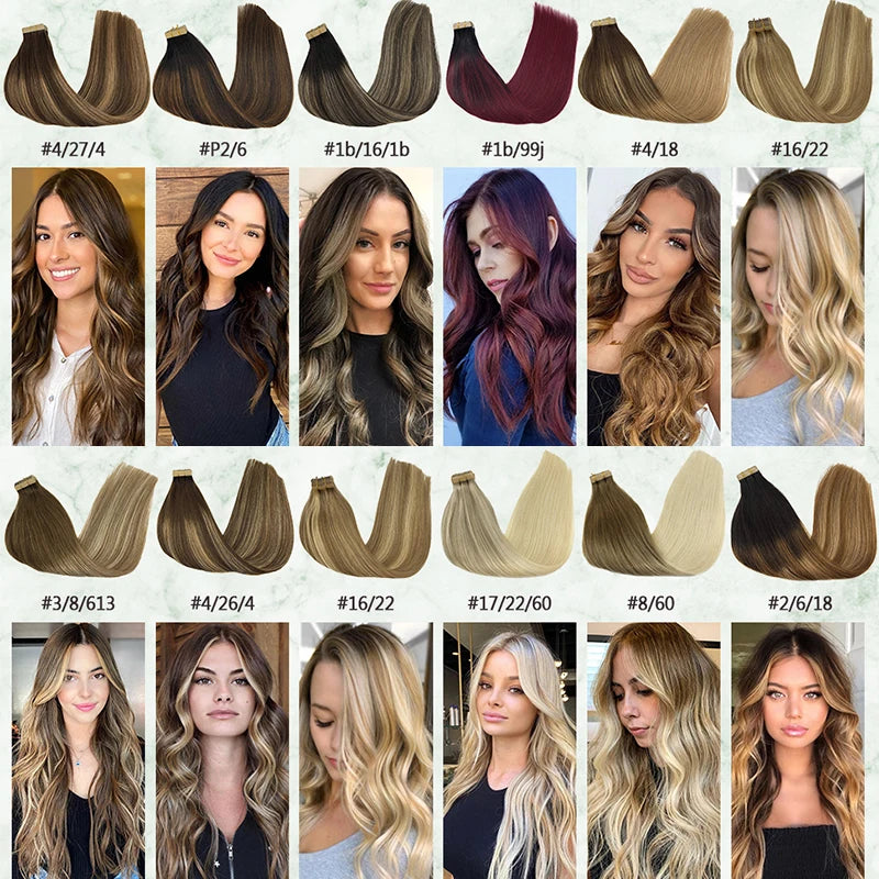 Tape-In Remy Hair Extensions