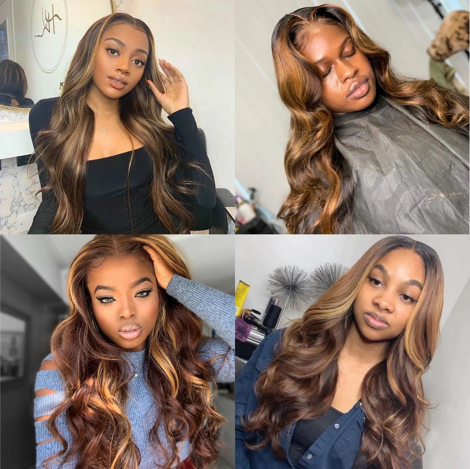 13x6 Highlight Body Wave Wig