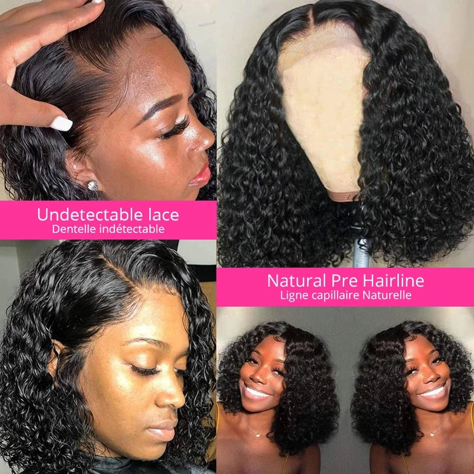 Brazilian Deep Curly Bob Wig