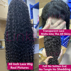 40 Inch HD Water Wave Lace Wig