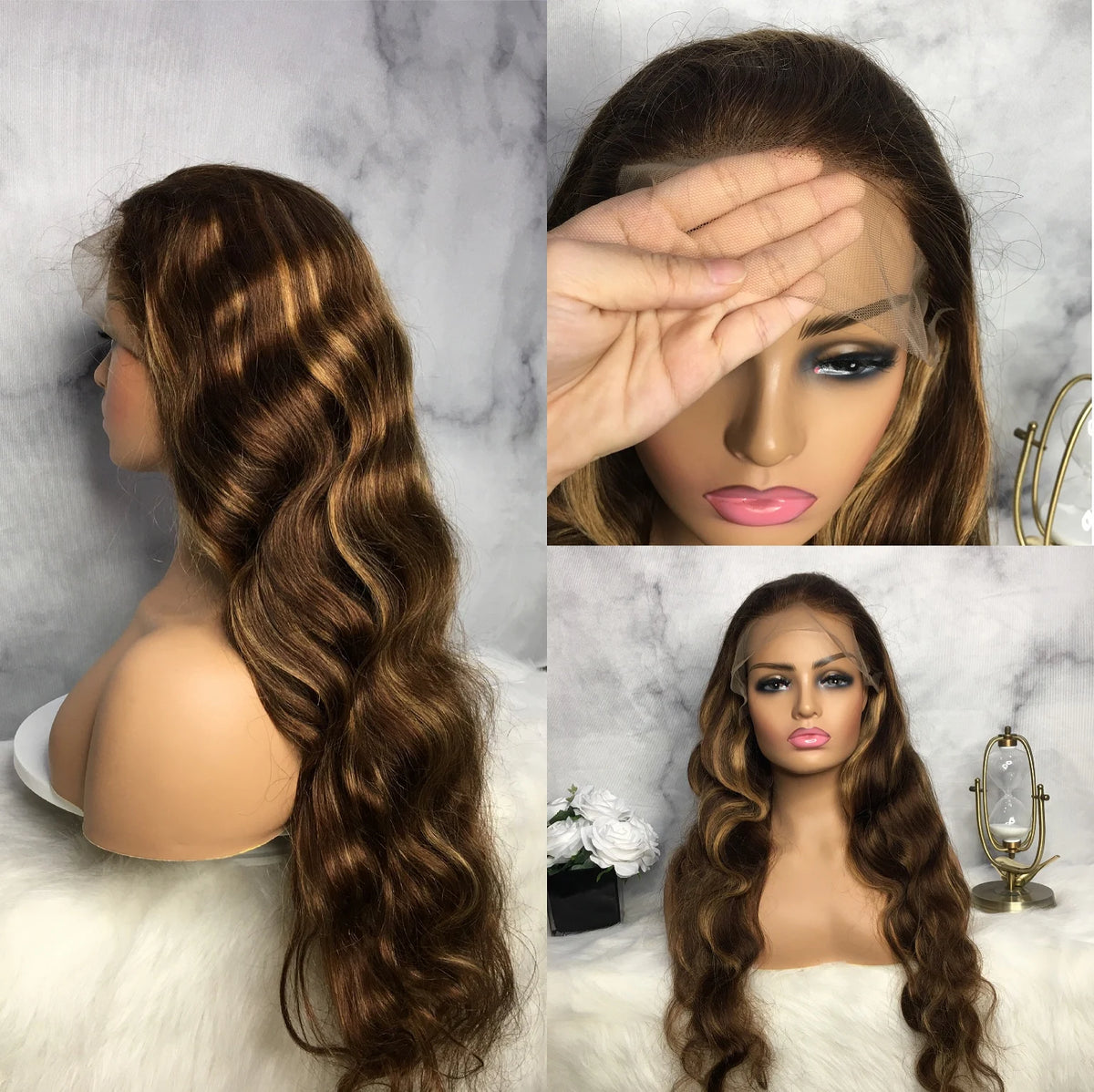 13x6 Highlight Body Wave Wig