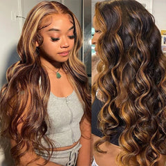 13x6 Highlight Body Wave Wig